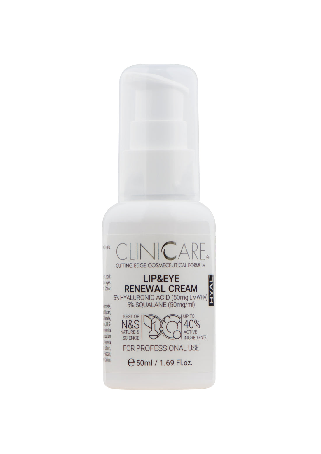 HYAL+ LIP & EYE RENEWAL CREAM 50ml - CLINICCARE USA