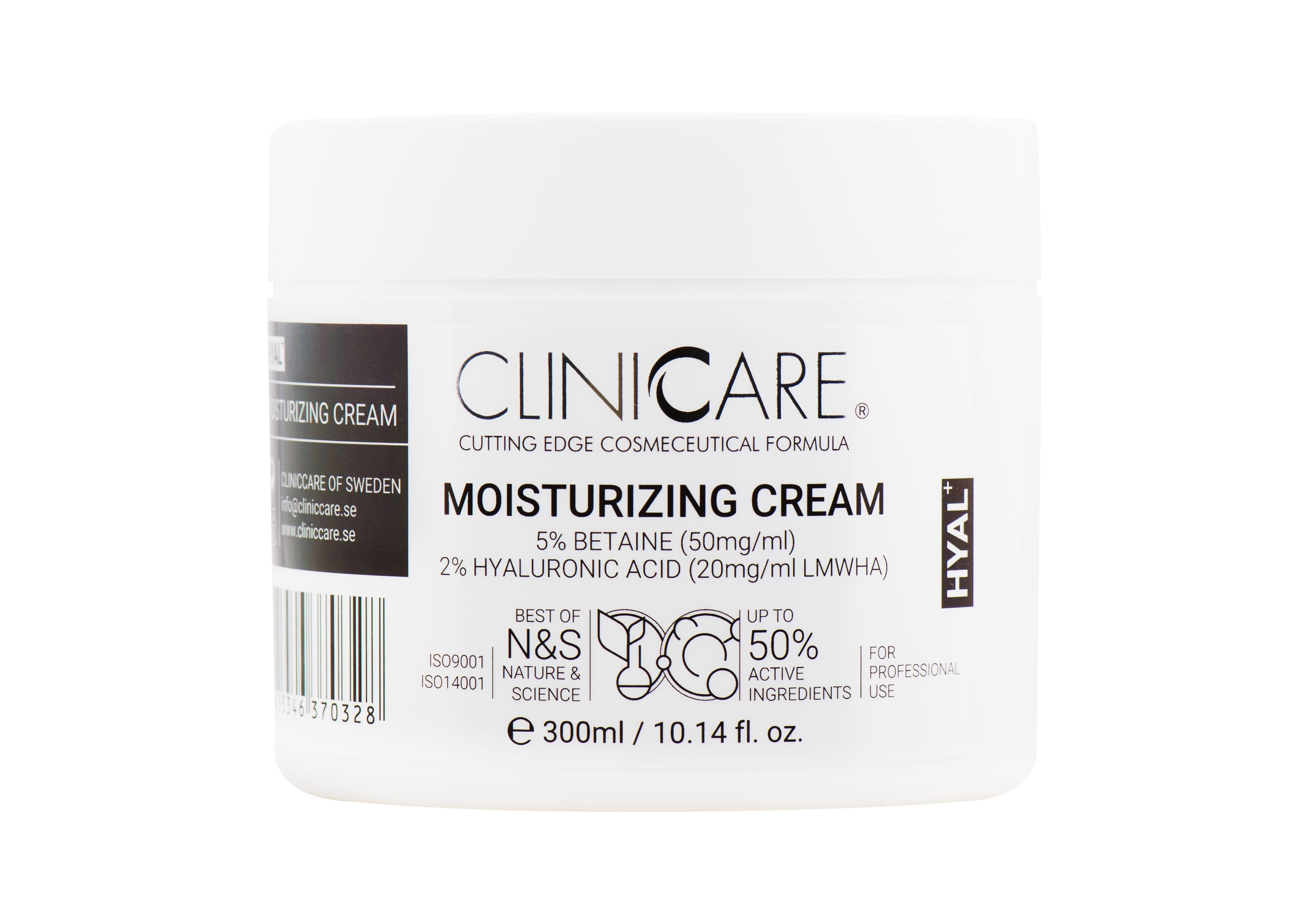 HYAL+ MOISTURIZING CREAM 300ml - CLINICCARE USA