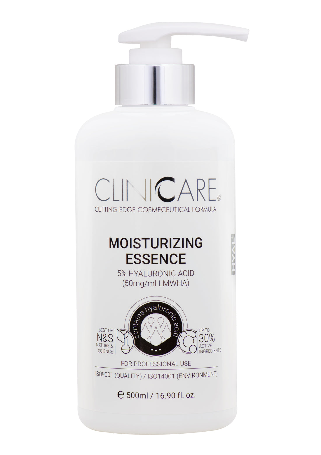 HYAL+ MOISTURIZING ESSENCE 500ml - CLINICCARE USA