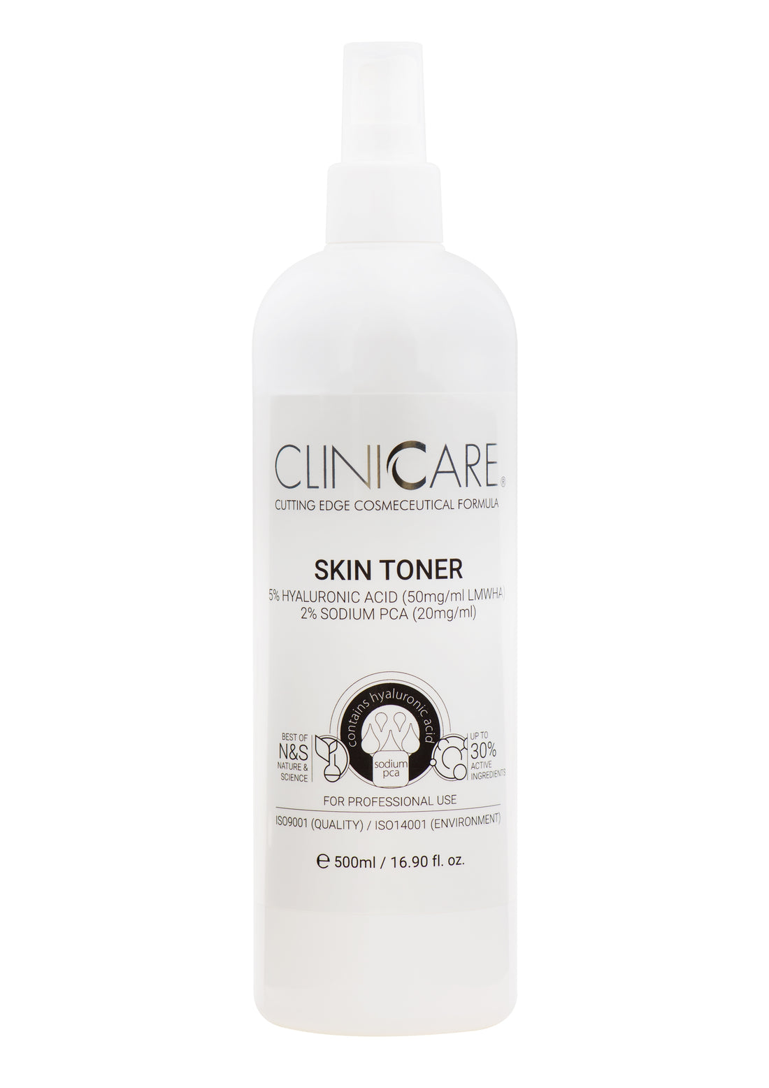 HYAL+ SKIN TONER 500ml - CLINICCARE USA