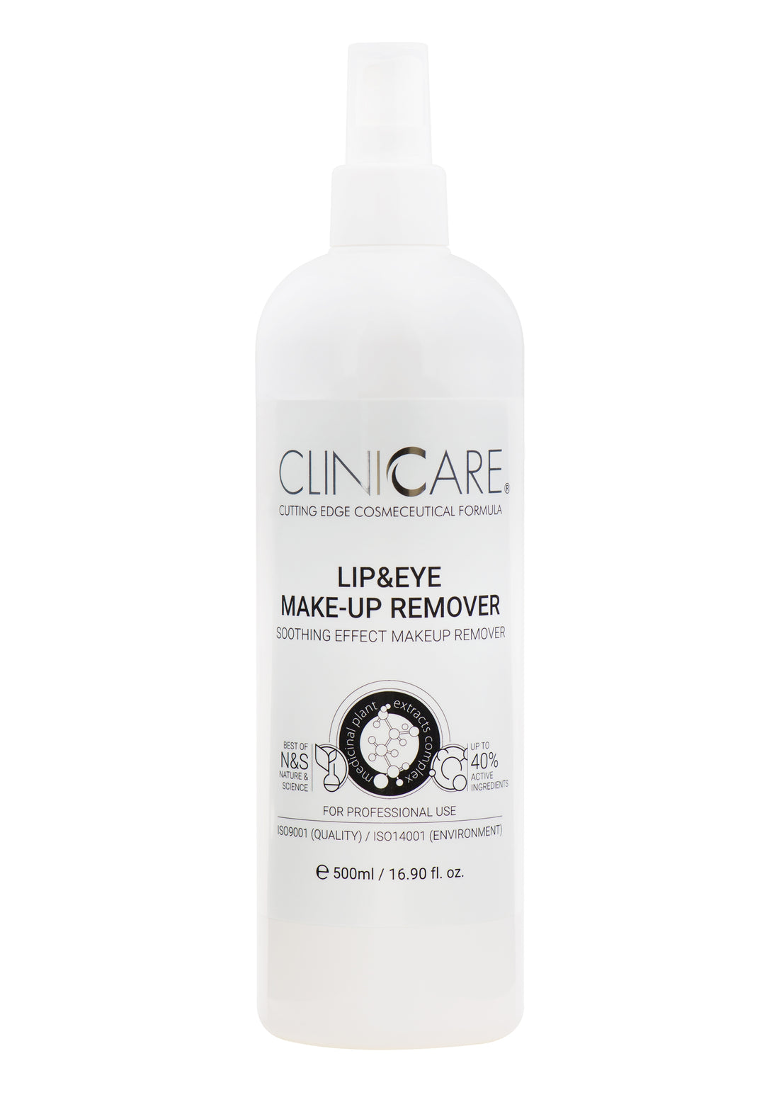 LIP&EYE MAKEUP REMOVER 500ML - CLINICCARE USA