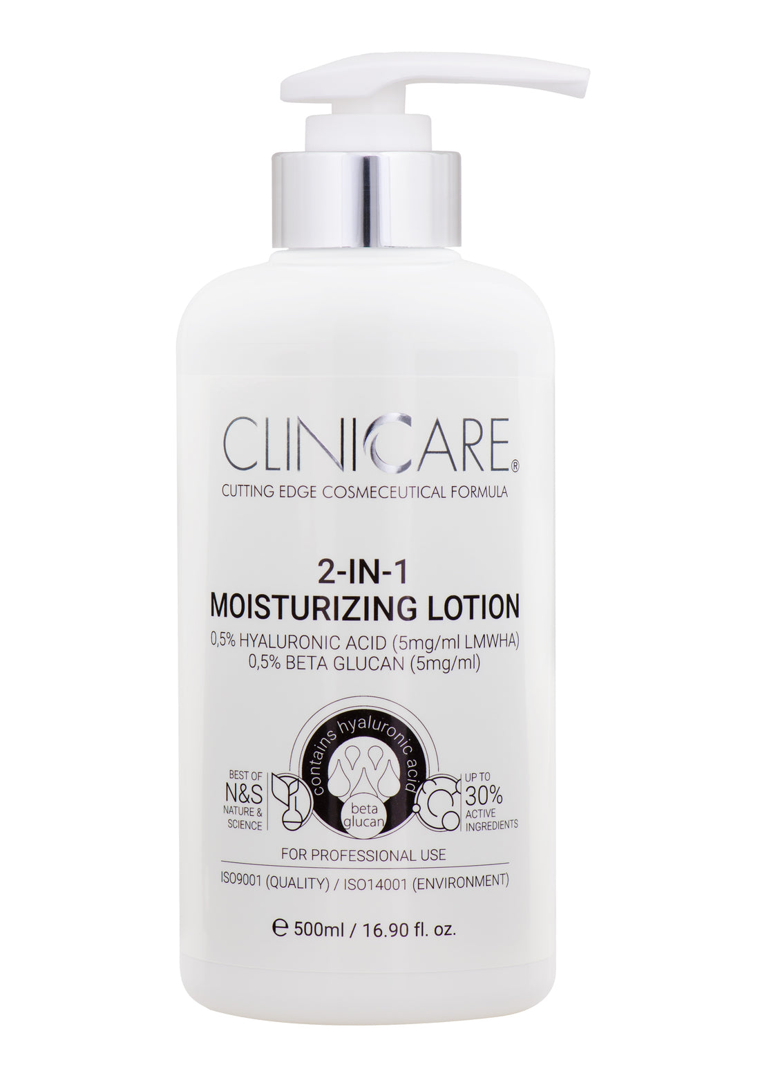 2-IN-1 MOISTURIZING LOTION 500ml - CLINICCARE USA