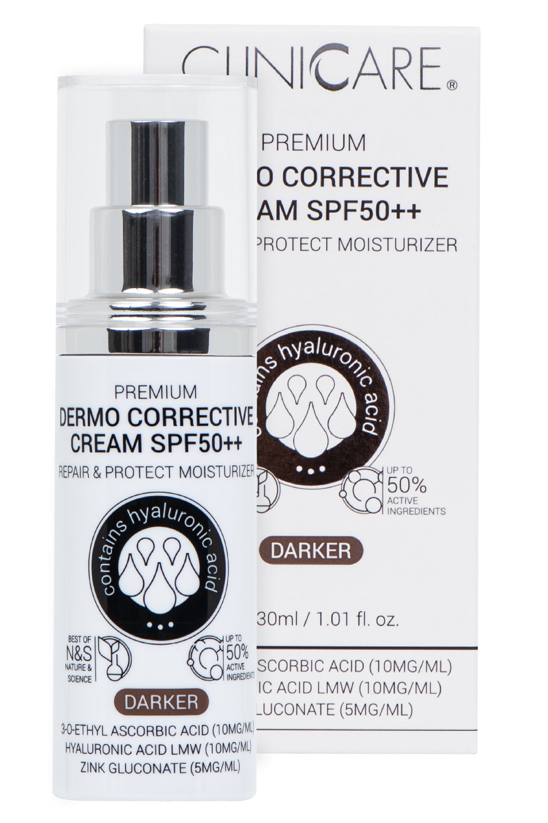 Premium Dermo Corrective Cream SPF50++ Darker 30ml
