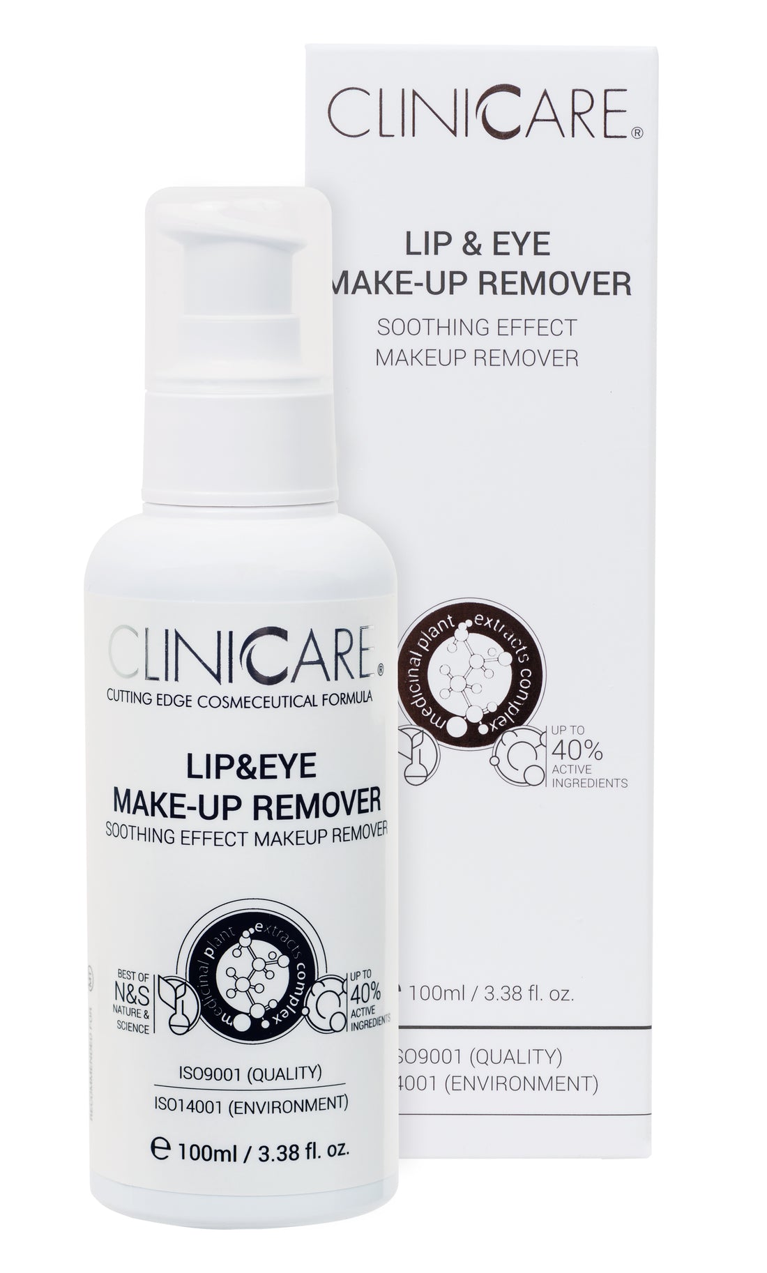 ClinicCare Lip &amp; Eye Makeup Remover 100ML