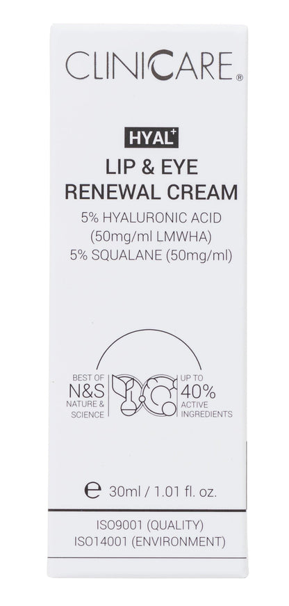 HYAL+ Lip &amp; Eye Renewal Cream 30ml